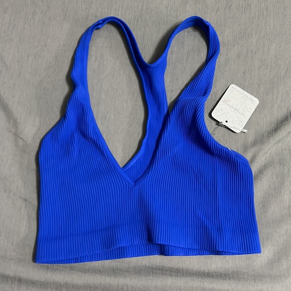 NWT 🩷💙Free People v neck bralette - Picture 3 of 4